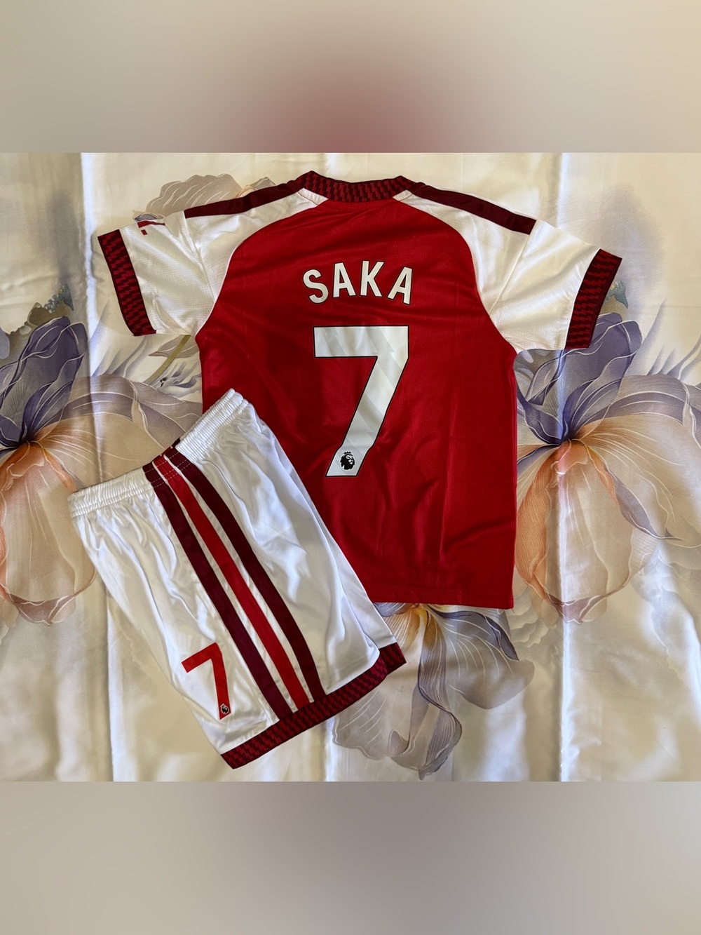 Arsenal Kids' Home 2026/27  kids Soccer jersey set Saka 7# NWT # Slim fit